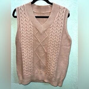 Tan Sweater Vest